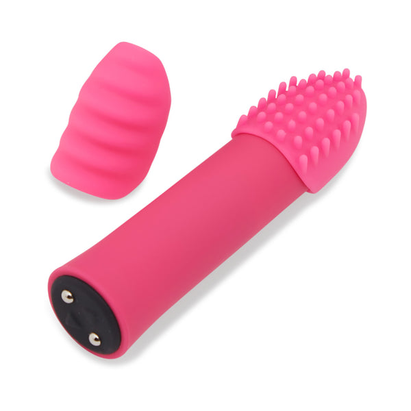 Nu Sensuelle Point Plus 20 Function Bullet with Sleeves - Pink