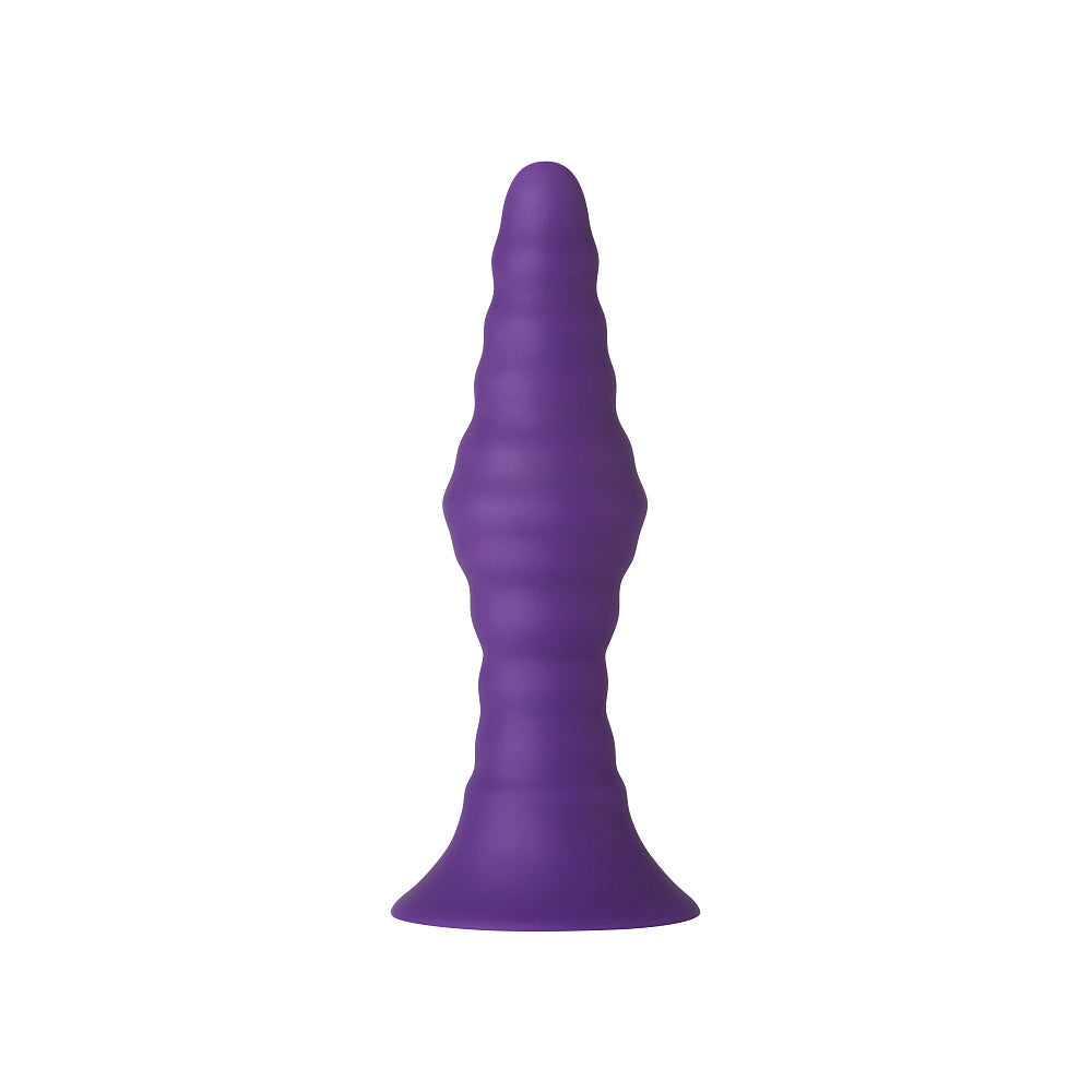FemmeFunn Pyra Rechargeable Remote-Controlled Silicone Vibrating Anal Plug Small Dark Purple