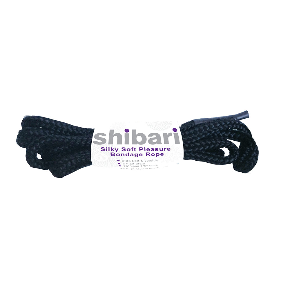 Shibari Silky Soft Bondage Rope 5 Meters - Black