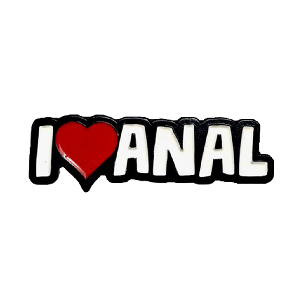 Geeky &amp; Kinky I Heart Anal Pin