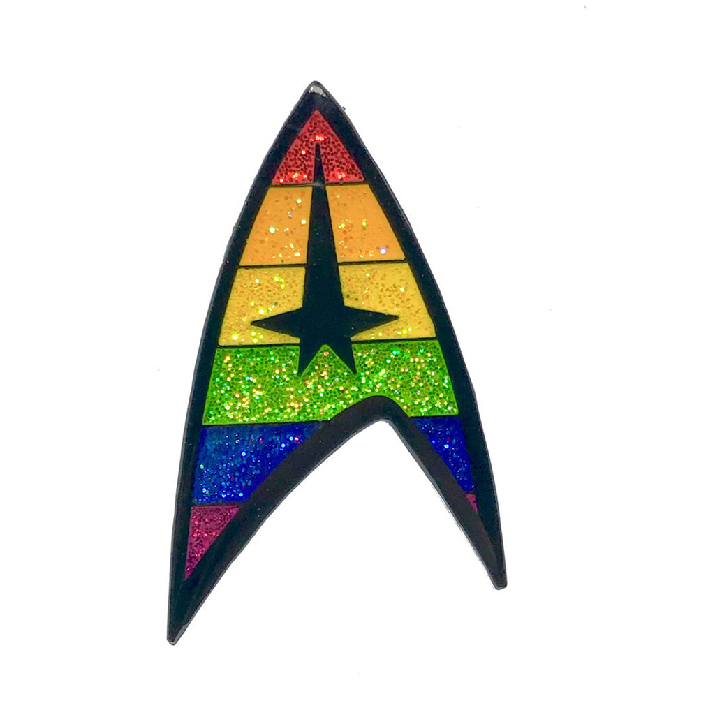 Geeky &amp; Kinky Pride TREK Pin