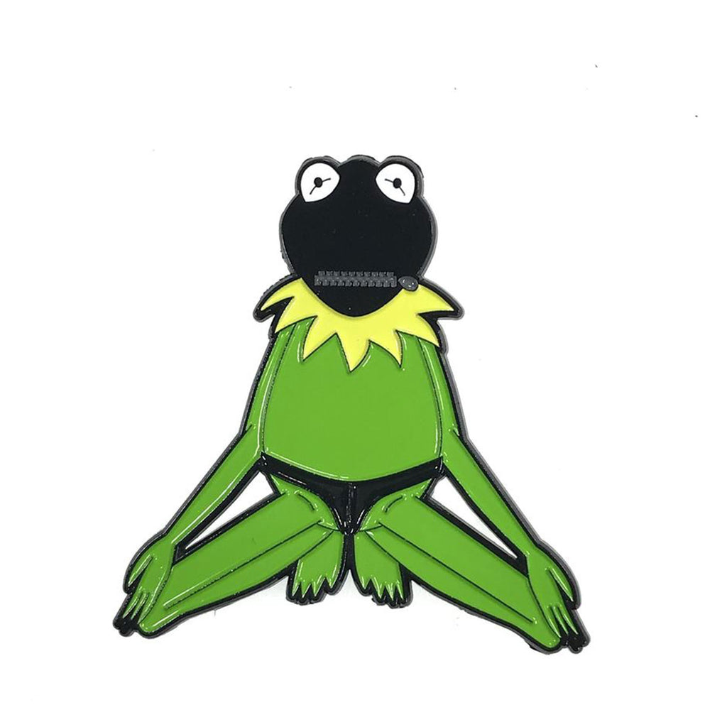 Geeky &amp; Kinky Kermit Masked Pin