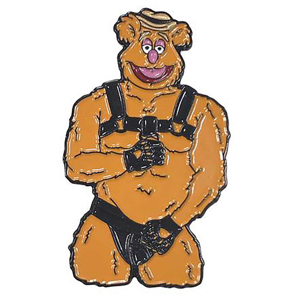 Geeky &amp; Kinky Fozzie Leather Pin