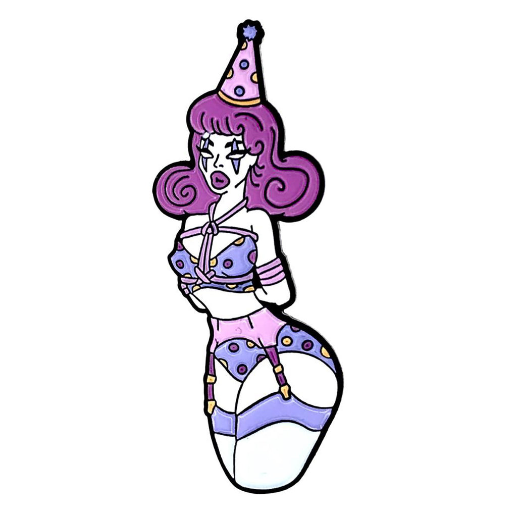 Geeky &amp; Kinky Rope Clown Pin