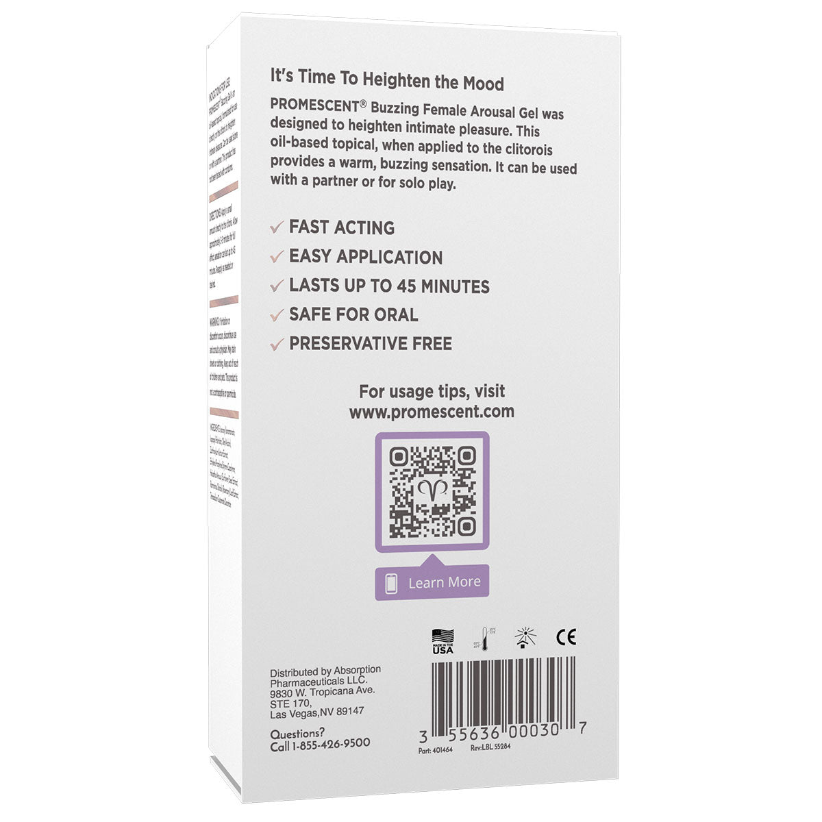 Promescent Female Arousal Buzzing Gel 15ml – Sin PlayPen