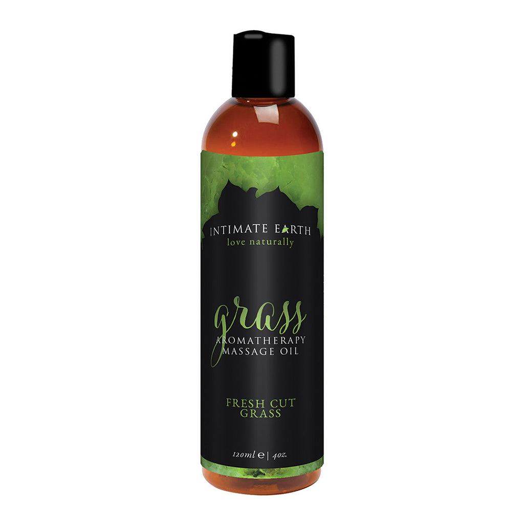 Intimate Earth Aromatherapy Massage Oil - Grass 4oz