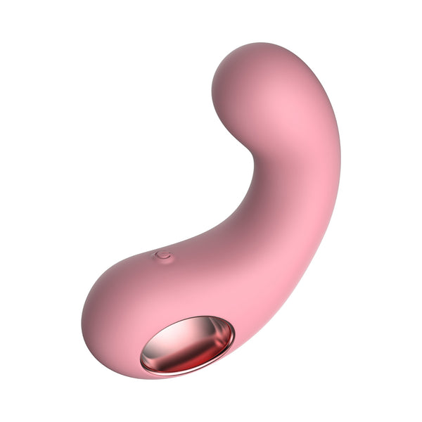 Luv Inc Cv77: Curved Vibrator - Light Pink