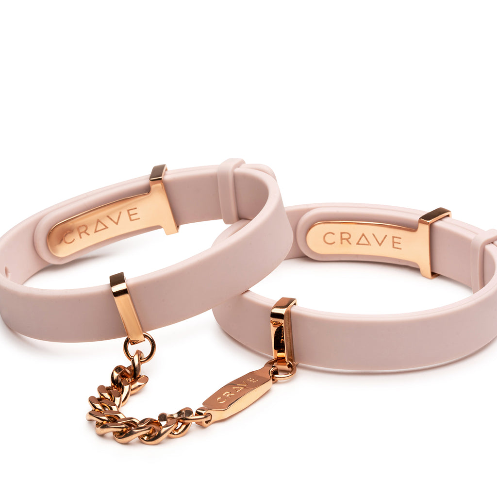 Crave ID Cuffs- Pink/Rose Gold