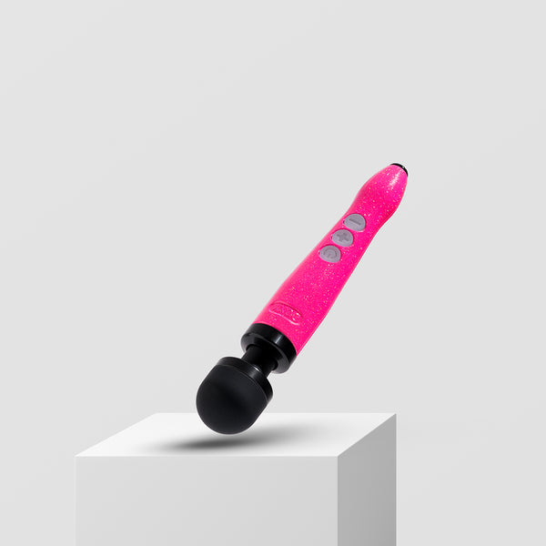 Doxy Die Cast 3R Rechargeable Compact Wand Vibrator Hot Pink