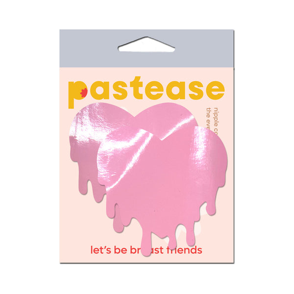 Pastease Faux Latex Baby Pink Melty Heart