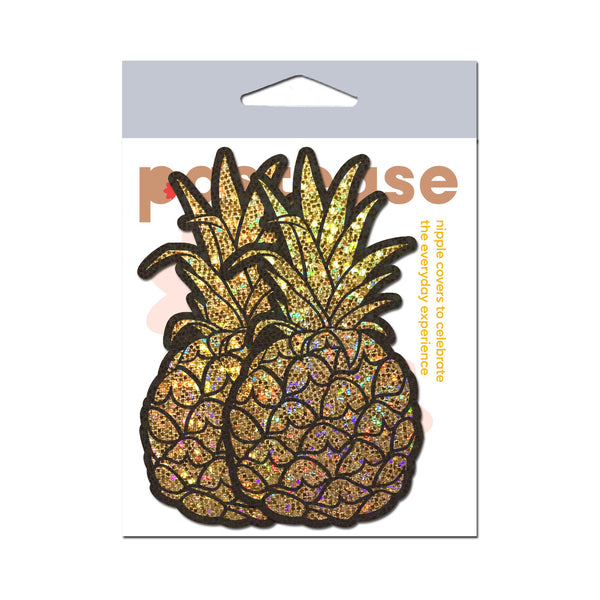 Pastease Pineapple on Glitter Gold Cover