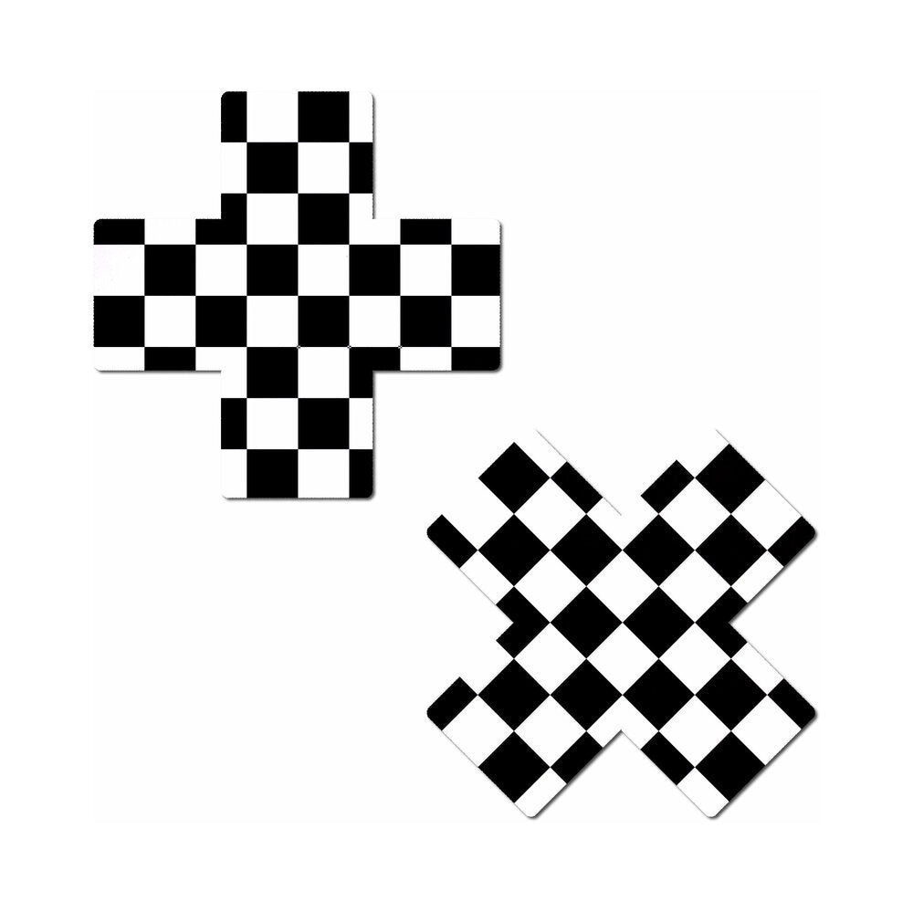 Pastease Plus X B&W Checker Cross