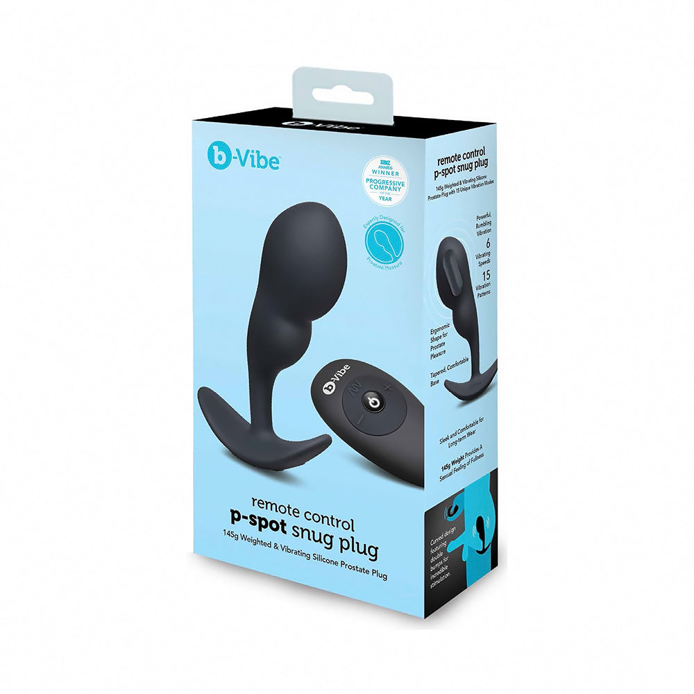 b-Vibe Vibrating P-Spot Snug Plug RC Lrg