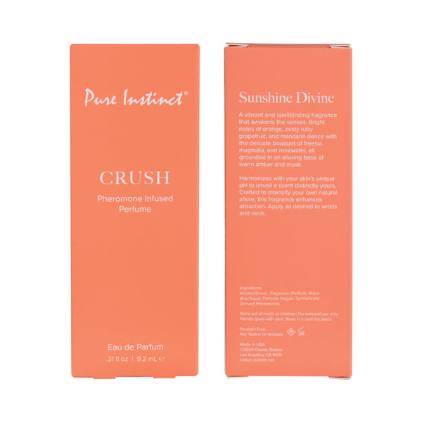 Pure Instinct Pheromone Perfume Spray Crush .31o