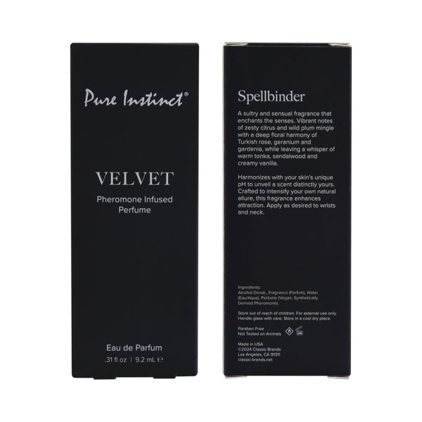 Pure Instinct Pheromone Perfume Spray Velvet .31oz