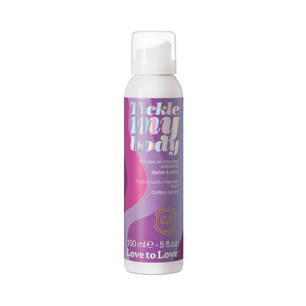 Love to Love Tickle My Body Tickling Body Massage Foam Cotton Candy 5 oz.