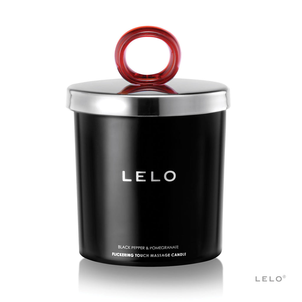 LELO Flickering Touch Massage Candle - Black Pepper &amp; Pomegranate