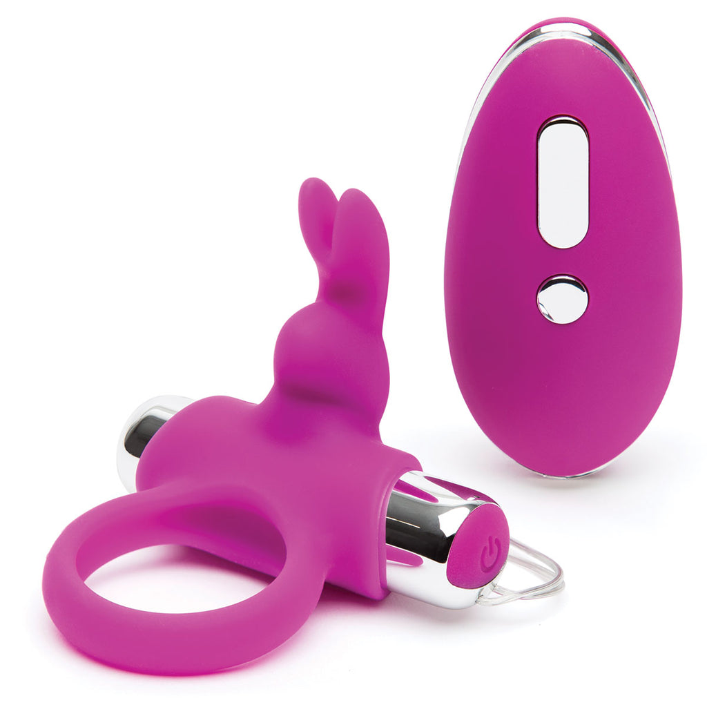 Happy Rabbit Remote Ring - Purple