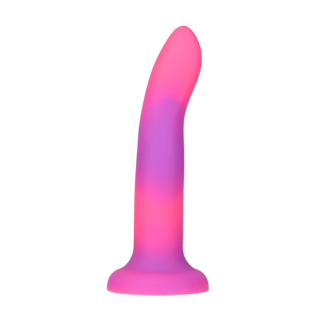 Addiction Glow-in-the-Dark Rave Dil 8&quot; - Pink Purple