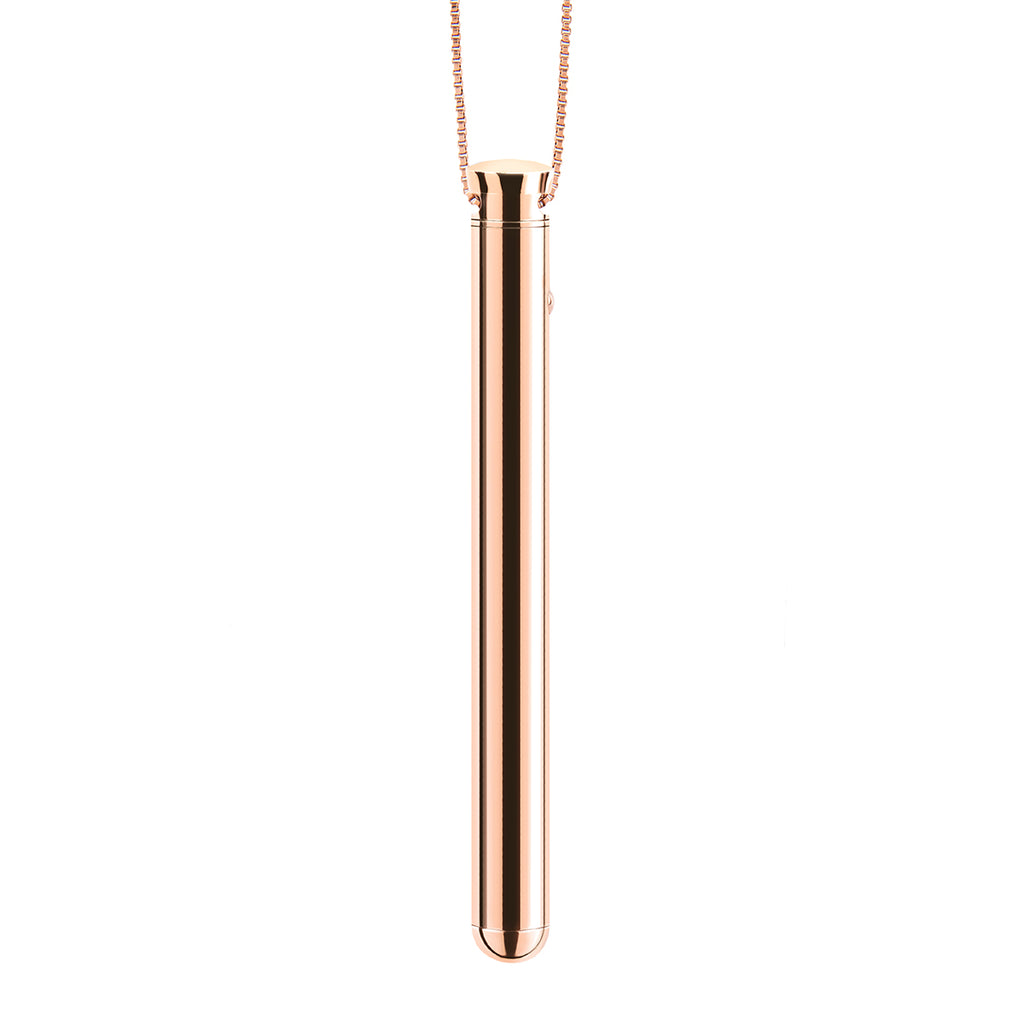 Le Wand Vibrating Necklace - Rose Gold