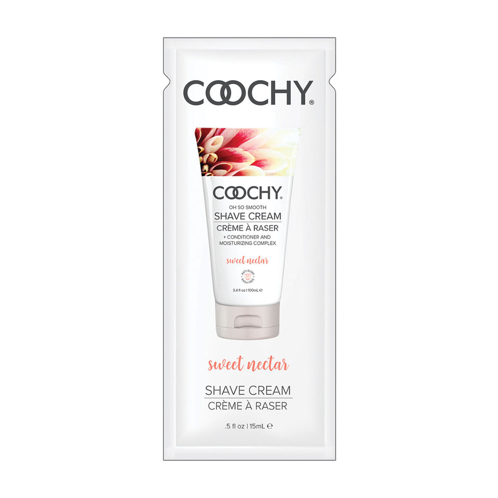 Coochy Shave Cream 15ml 24pc Display - Sweet Nectar