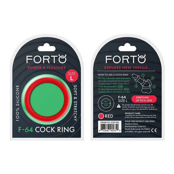 FORTO F-64 C-Ring Large - Red