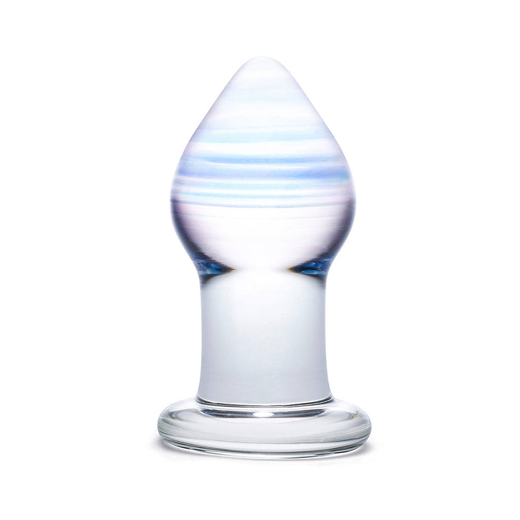 GLAS Amethyst Rain Butt Plug 3.25&quot;