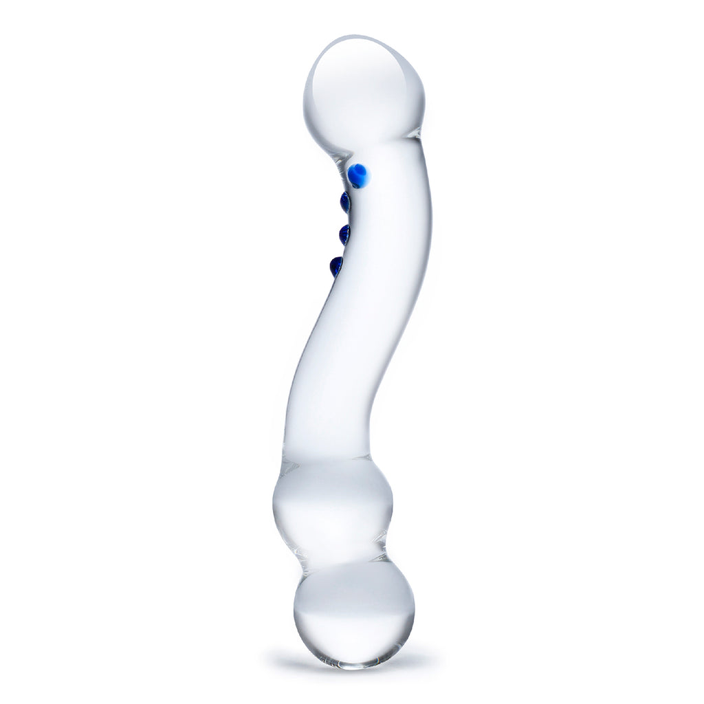 GLAS Textured G-Spot Glass Dil 6&quot;