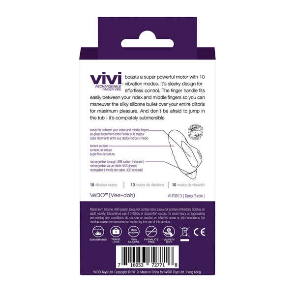 VeDO Vivi Finger Vibe - Deep Purple