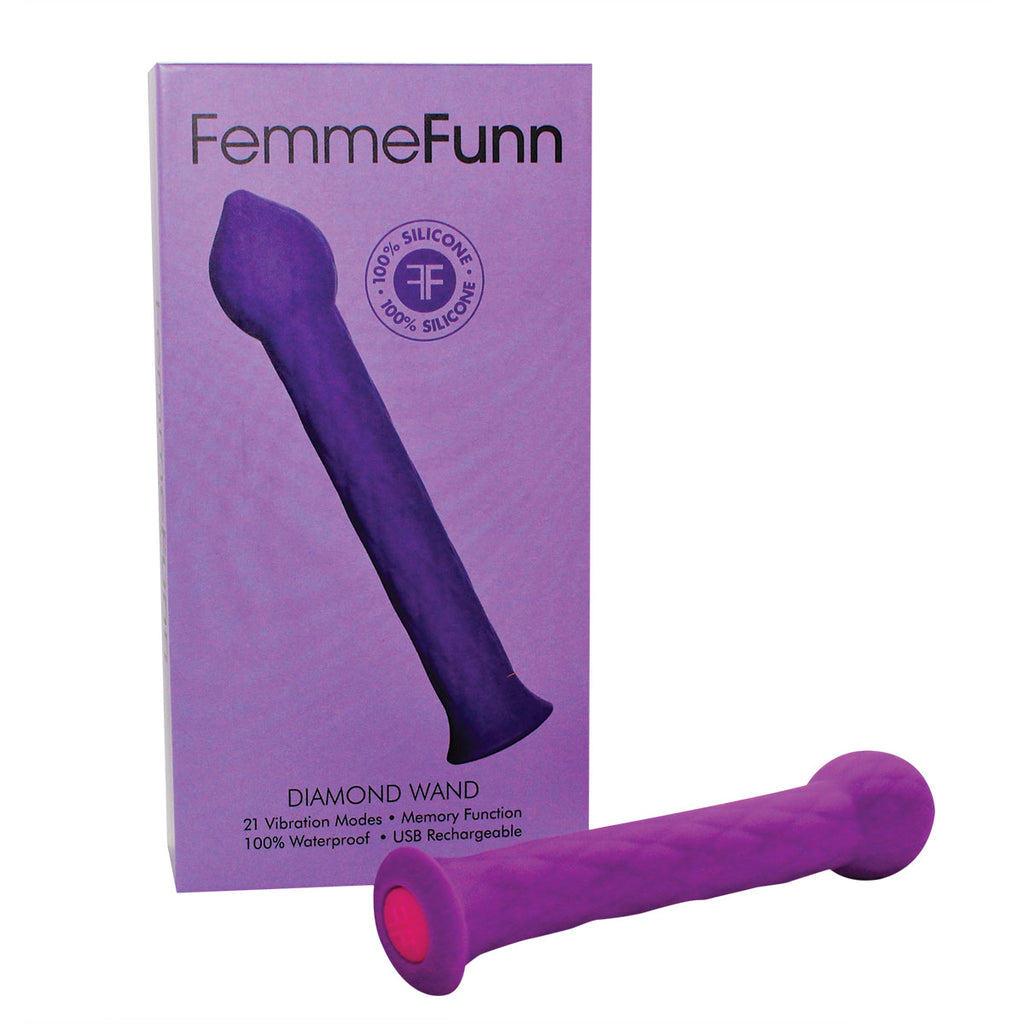 Femme Funn Diamond Wand - Purple