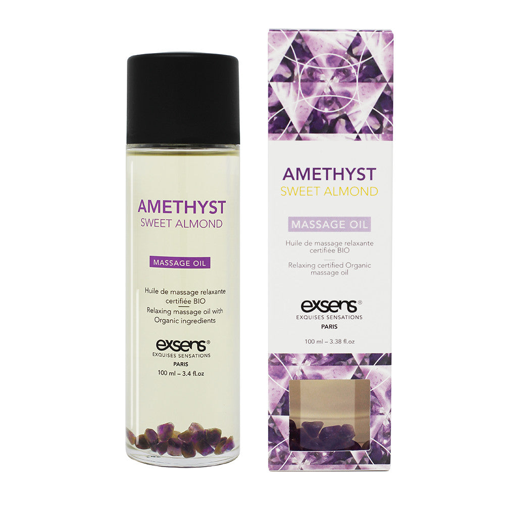 Exsens Massage Oil 100ml - Amethyst Sweet Almond