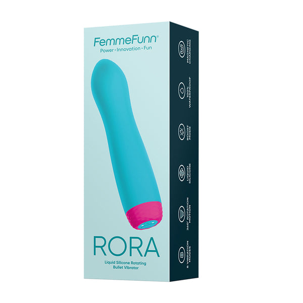 Femme Funn Rora Rotating Bullet - Turquoise