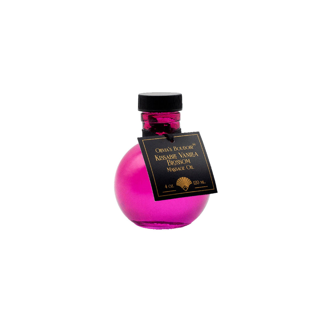 Olivia's Boudoir Kissable Oil 4oz. - Vanilla Blossom