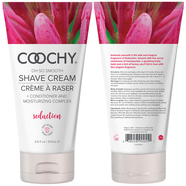 Coochy Shave Cream 3.4oz - Seduction