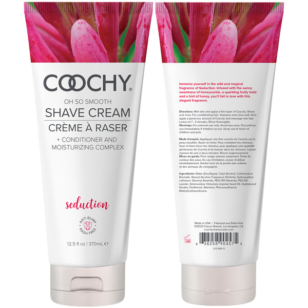 Coochy Shave Cream 12.5oz - Seduction